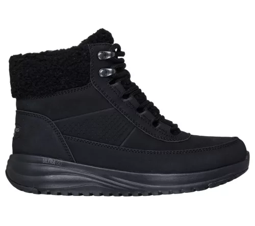 Skechers 144756 BBK női bokacsizma - vízlepergető, fűzős felsőrésszel