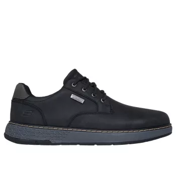 Skechers 205234 BLK vízlepergető férfi fűzős félcipő
