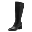Tamaris 25544 47001 elegáns női bőr hosszúszárú csizma