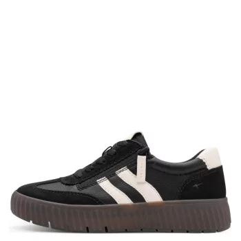   Tamaris Comfort 83729 45098 divatos női fűzős bőr retro sneaker 