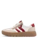 Tamaris Comfort 83729 45435 divatos női fűzős bőr retro sneaker 