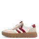 Tamaris Comfort 83729 45435 divatos női fűzős bőr retro sneaker