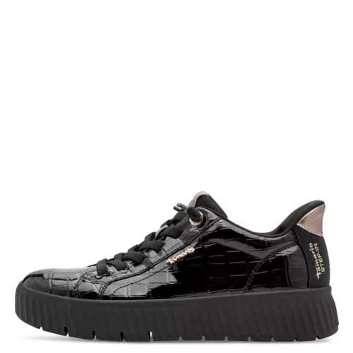 Tamaris Comfort 83740 47091 divatos női Step-in bebújós lakk sneaker 